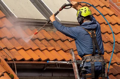 Démoussage et hydrofuge de toiture à Allemond